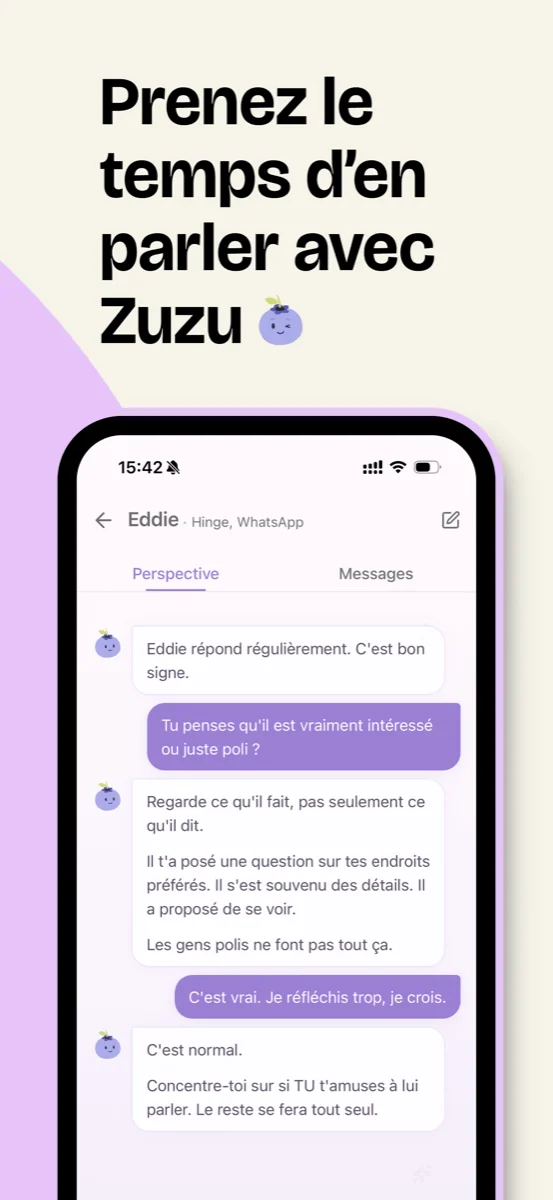 Discuter avec Zuzu